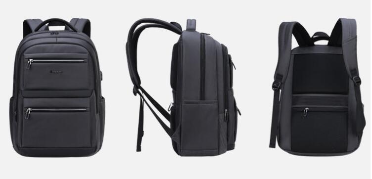 sac d'ordinateur portable gris