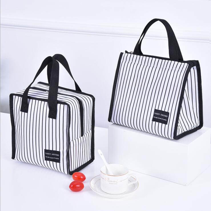 Sac fourre-tout à déjeuner à isolation thermique de style fermeture à glissière en polyester OEM