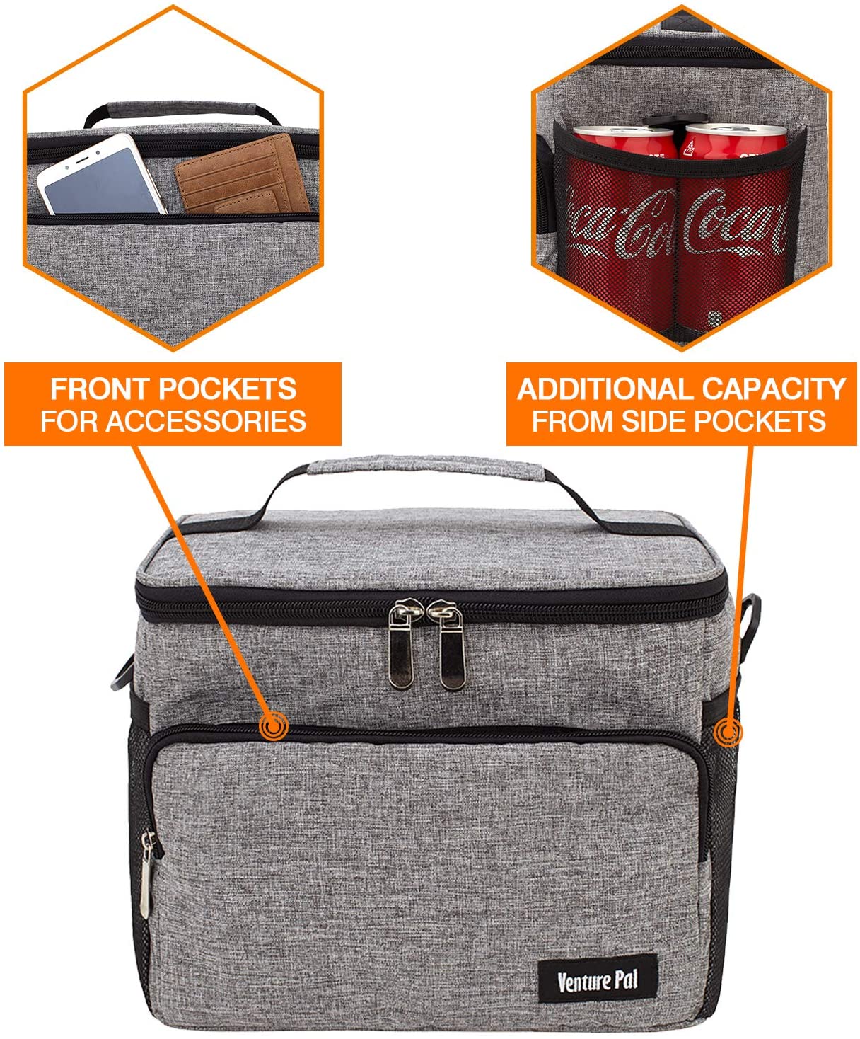 dos de sac &agrave; lunch refroidisseur