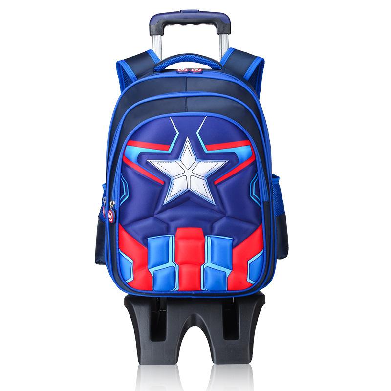Commerce de gros d'enfants Rolling School Bag Sac à dos pour les garçons