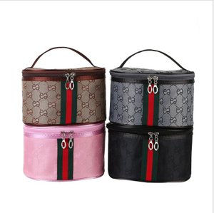 Trousse de toilette portable en PU pour femme