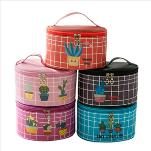 Organisateur de trousse de toilette imperméable à l'eau de trousse de maquillage en PU de voyage