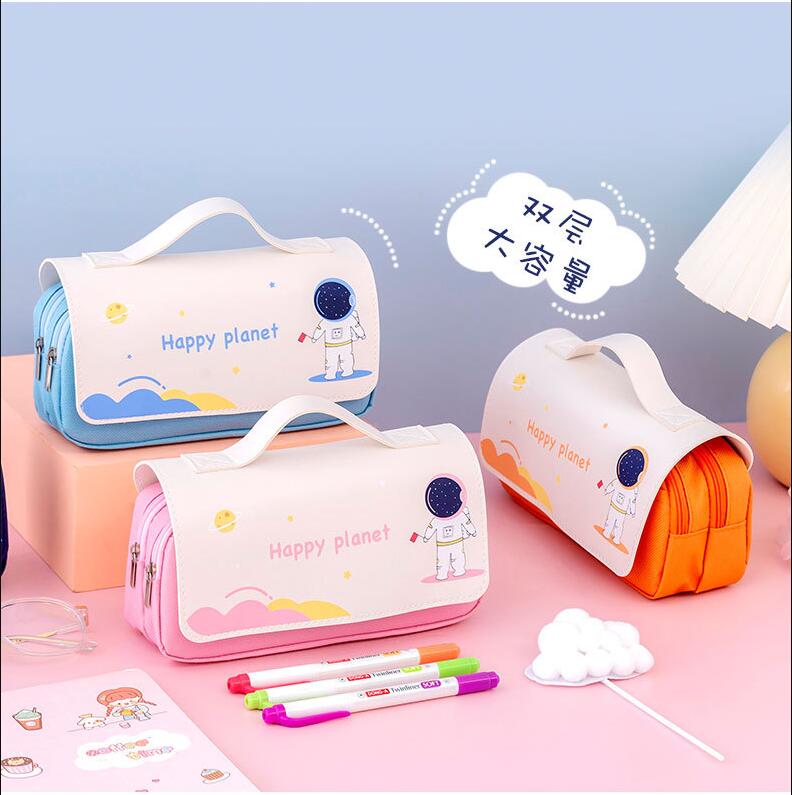 Double fermeture &agrave; glissi&egrave;re de sac crayon