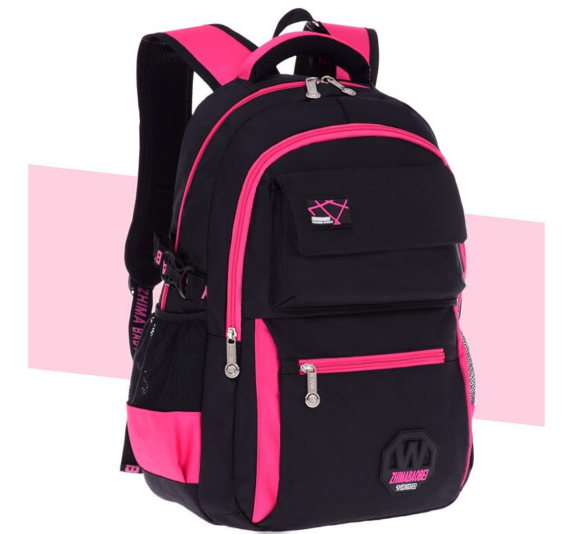 Sac &agrave; dos d'&eacute;cole d'adolescent colorant rose pour lyc&eacute;e
