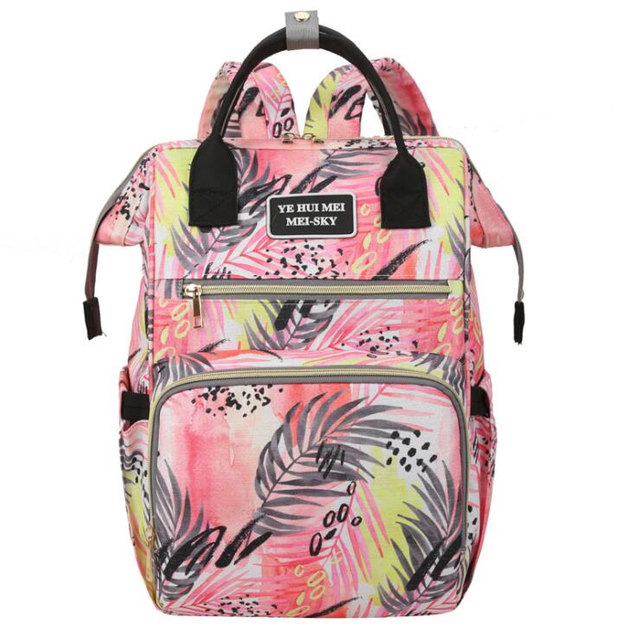 Sac à dos de sac à langer multifonctionnel imperméable à la mode pour bébé