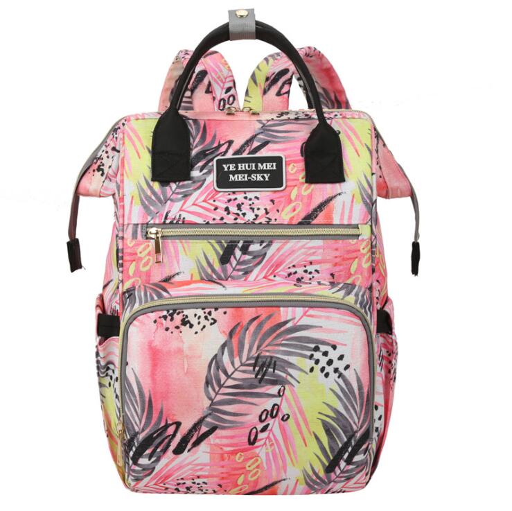 Sac à dos de sac à langer multifonctionnel imperméable à la mode pour bébé