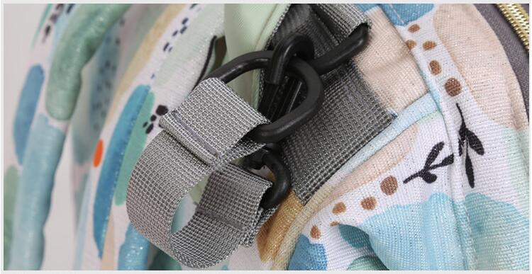 Sac &agrave; couches &agrave; sac &agrave; dos avec crochet de poussette