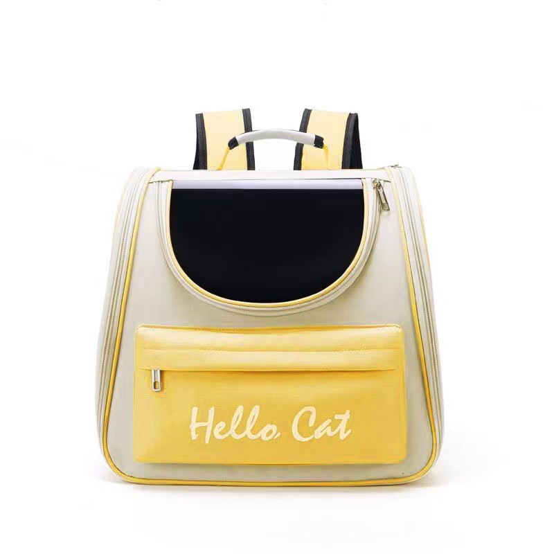 Sac à dos de porte-chat pour chats de compagnie de compagnie pour animaux de compagnie de voyage Cage d'animaux de compagnie