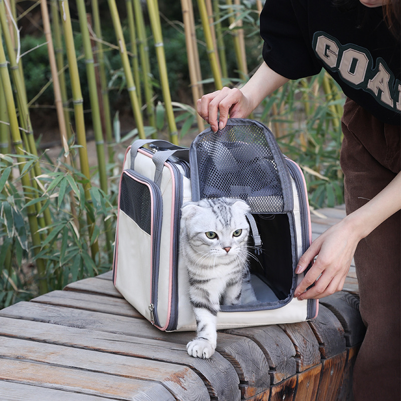 Sac de porte-chats portable pour animaux de compagnie pour animaux de compagnie de transport pour animaux de compagnie cage pour animaux de compagnie