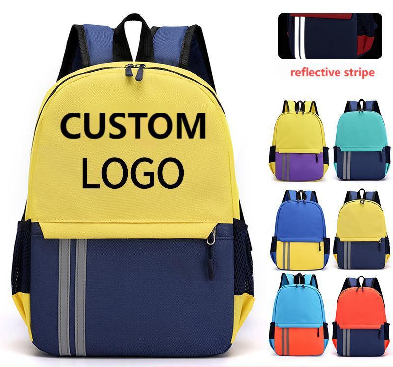 Sac à dos du sac à école personnalisé avec logo pour la promotion