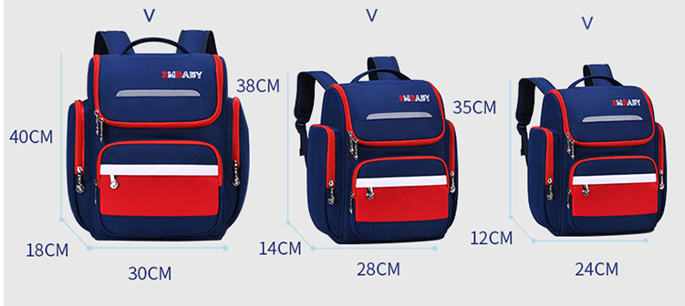 Taille du sac d'&eacute;cole