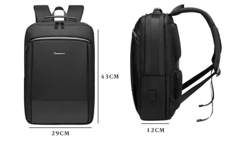 Taille du sac d'ordinateurs portables de voyage d'affaires