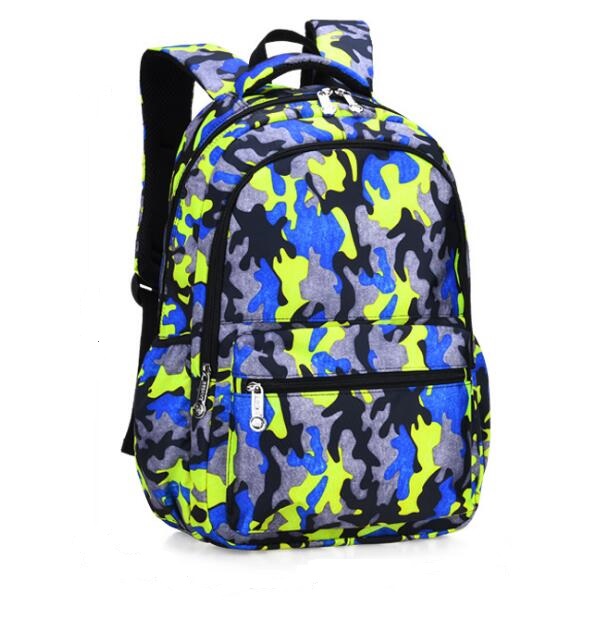 Mode Camouflage Sac À Dos Adolescent Cartable