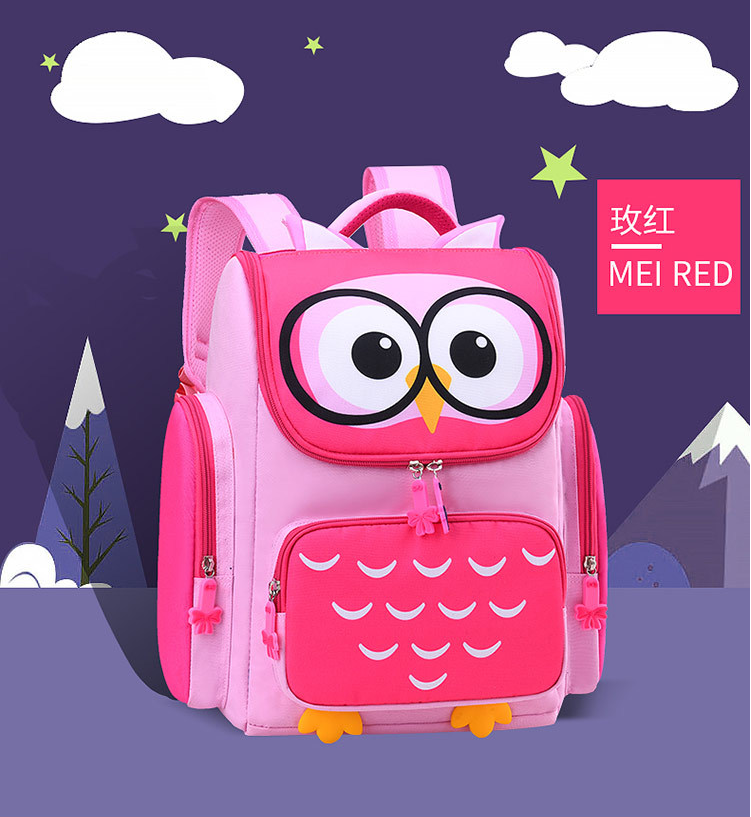 Schoolbag rosy pour sac &agrave; dos pour enfants pour l'&eacute;cole maternelle