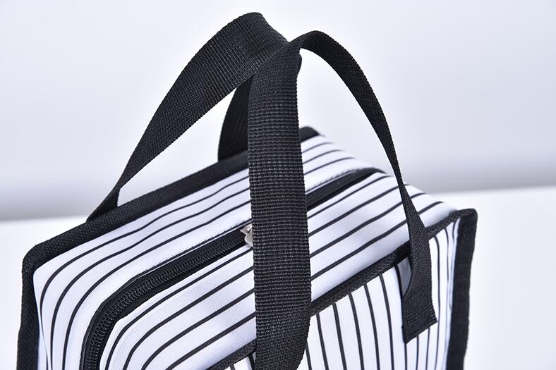 Double poign&eacute;e sac &agrave; lunch isol&eacute; isol&eacute;