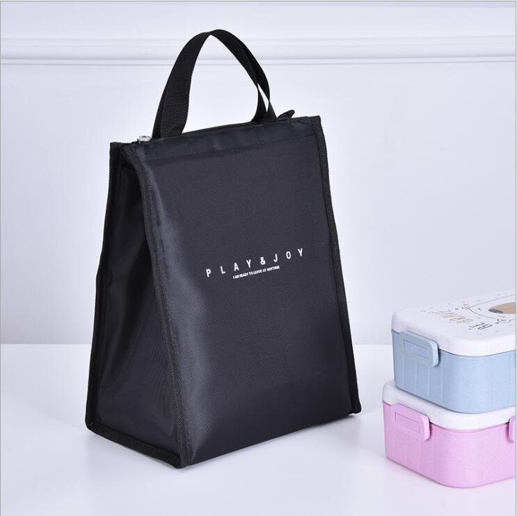 Sac fourre-tout à déjeuner à isolation thermique de style fermeture à glissière en polyester OEM