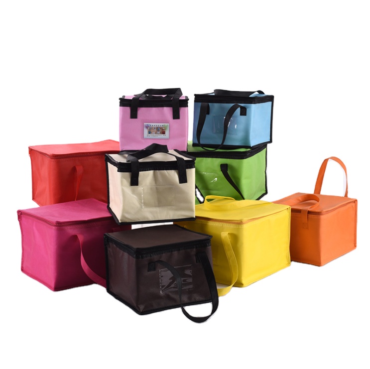 Sac isotherme de livraison de nourriture à isolation thermique non tissé fourre-tout OEM