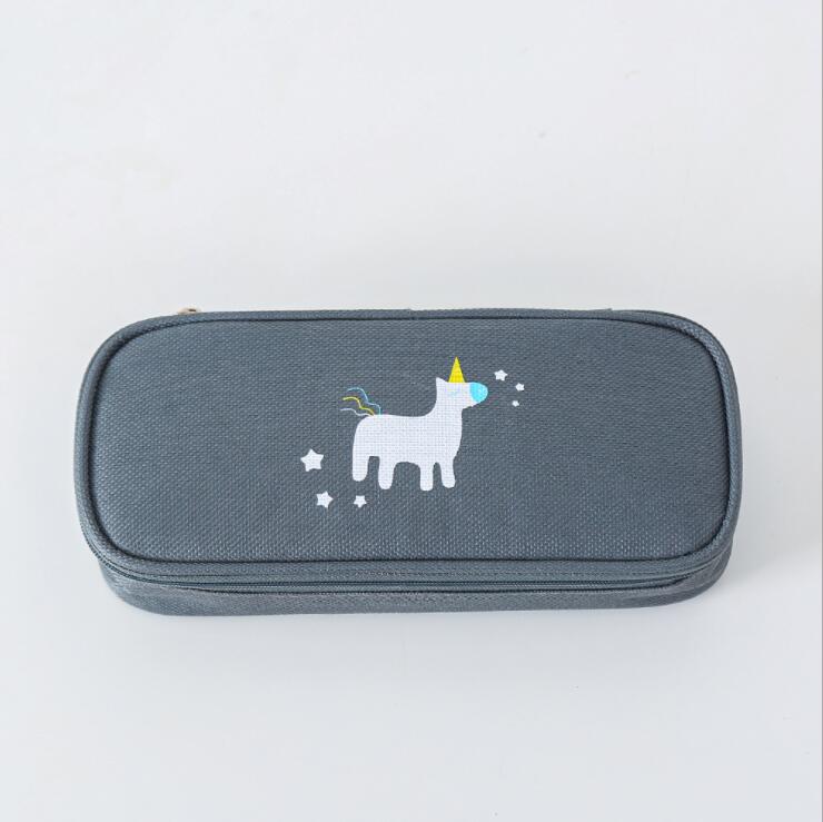 Gris de stylo de papeterie d'&eacute;tudiant crayon pour fille