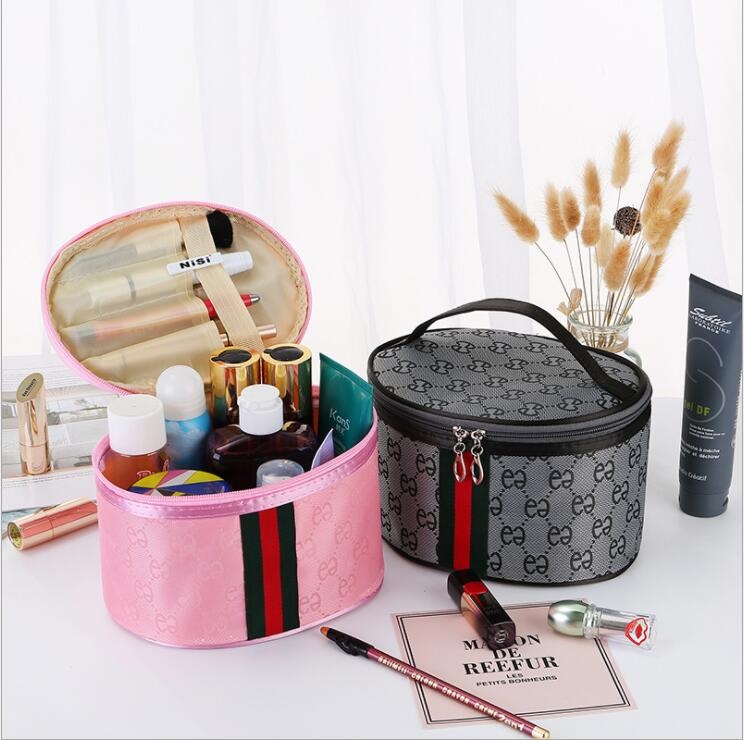 Trousse de toilette portable en PU pour femme