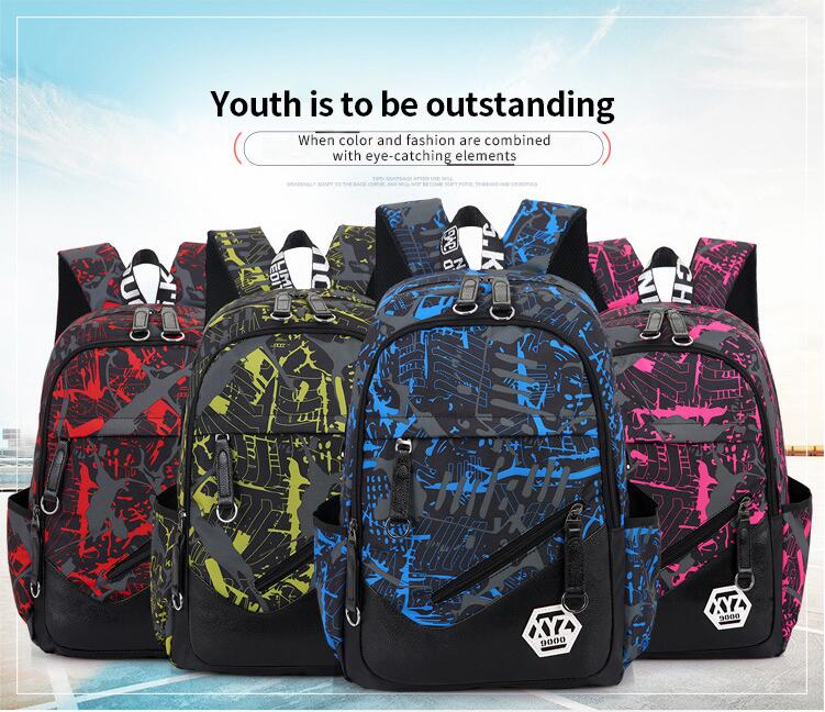 Couleurs de 3 pcs Sac &agrave; dos Ensemble