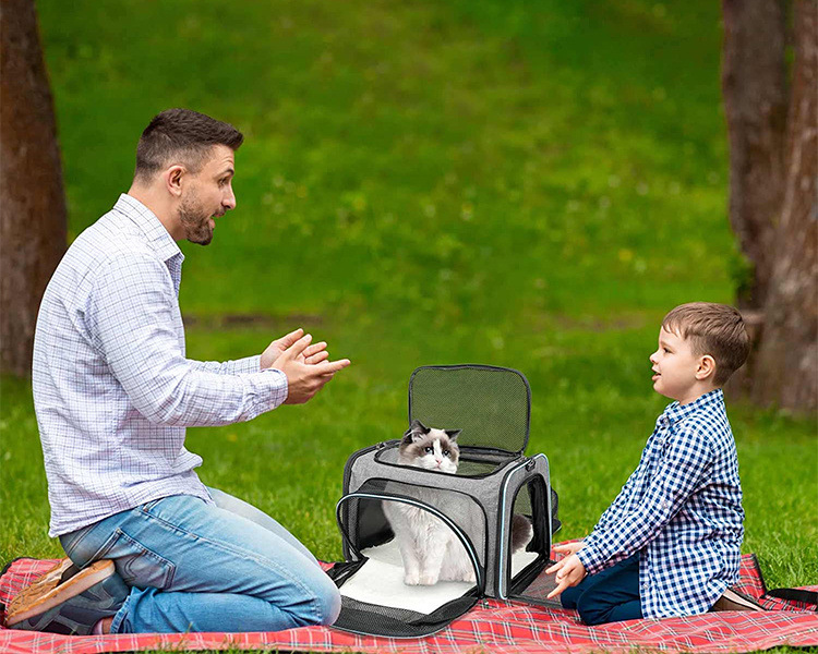 sac de transport pour animaux de compagnie extensible
