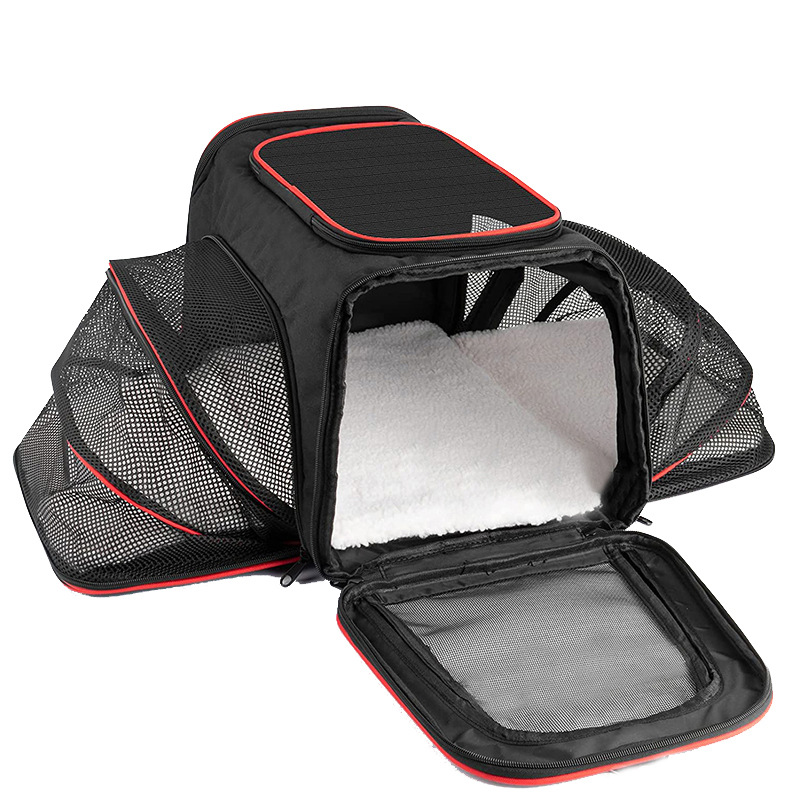 Personnalisez le sac de transporteur pour animaux de compagnie pliable pour un chien de voyage pour chat