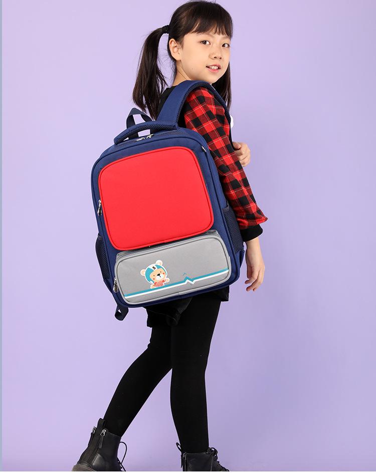 Personnalisez le sac à dos de livre de sac à école avec un prix bon marché pour la promotion