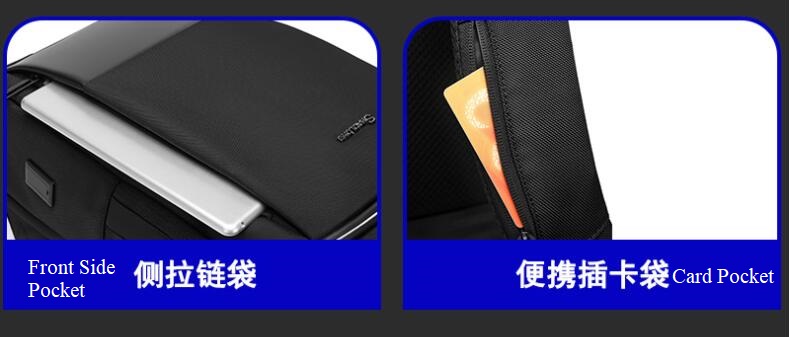 Sac &agrave; dos pour ordinateur portable de poche de poche
