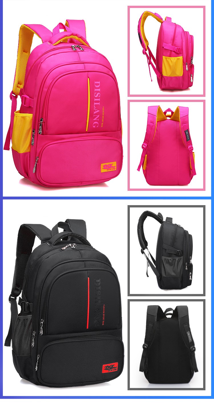 Plus de description du sac &agrave; dos de l'&eacute;cole adolescente