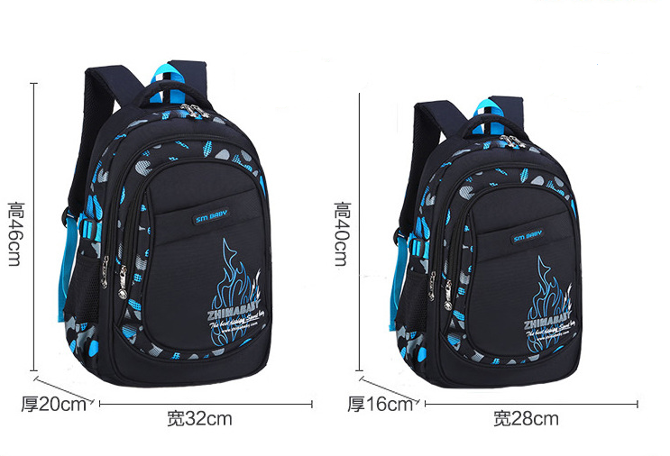 Taille des adolescents Sac &agrave; dos scolaire