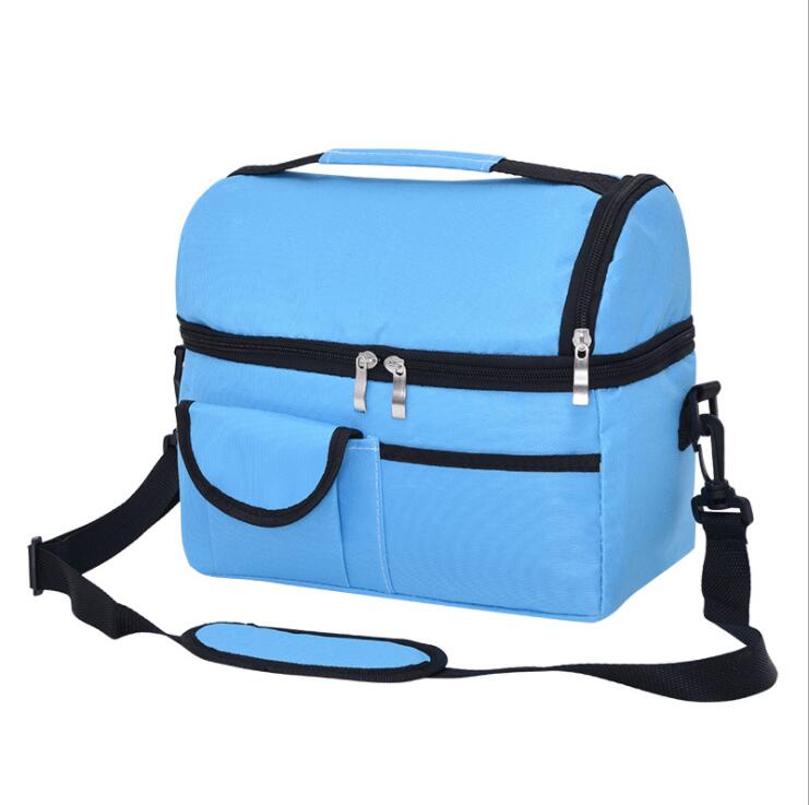 Sac &agrave; lunch thermique bleu