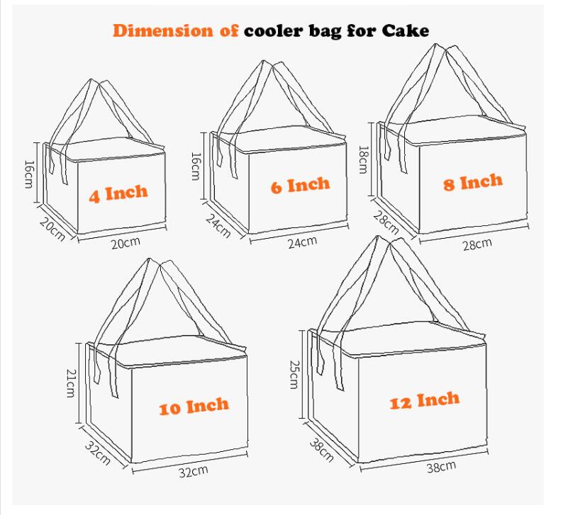 Taille diff&eacute;rente de sac de refroidisseur de distribution de nourriture