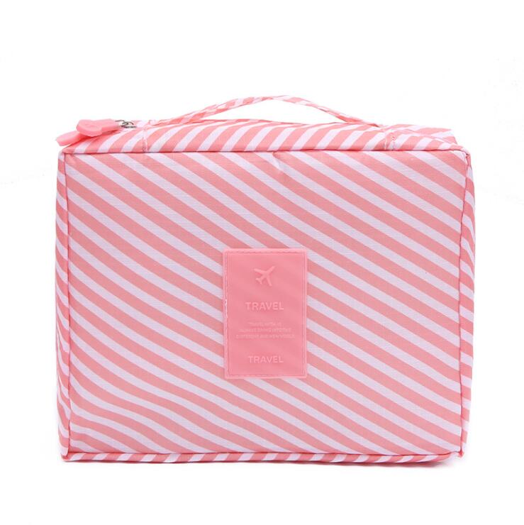 Organisateur de sac de rangement cosmétique de voyage portable pour filles
