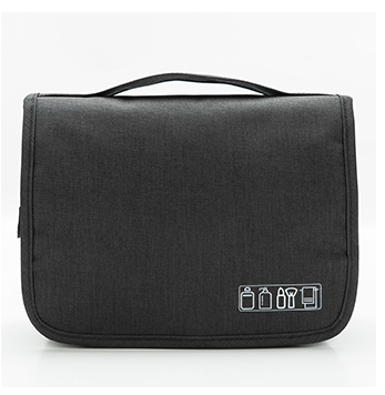 Organisateur de trousse de toilette de voyage portable avec crochet de suspension pour femme