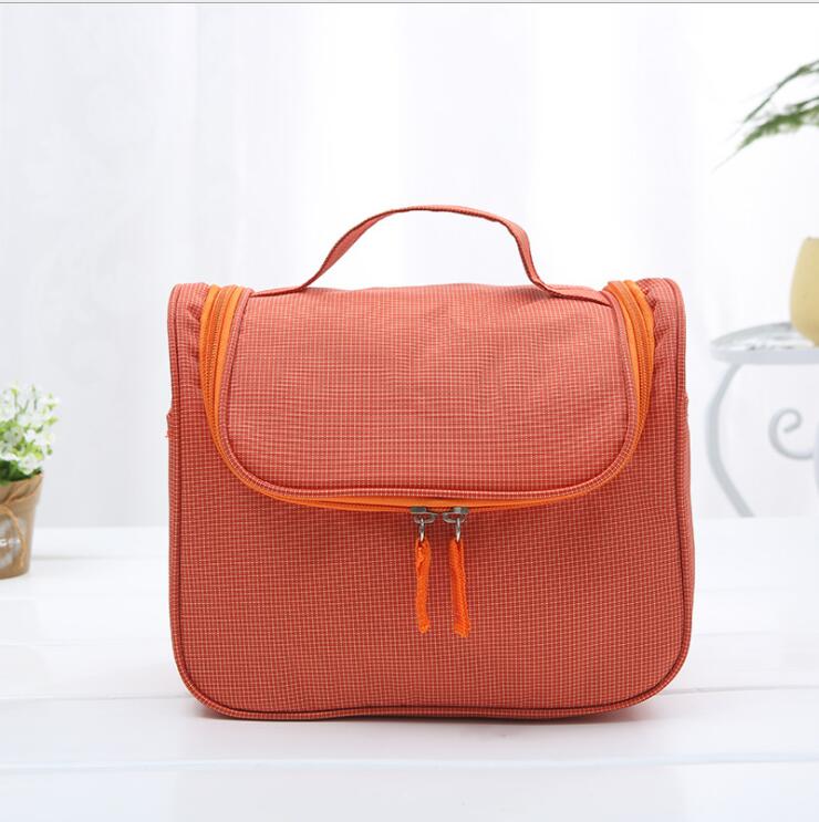 Organisateur de sac de maquillage de voyage imperméable pour femmes avec crochet de suspension