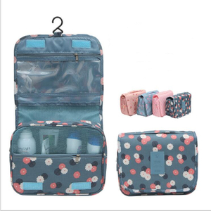 Organisateur de sac cosmétique de toilette de voyage de mode avec crochet de suspension pour les femmes