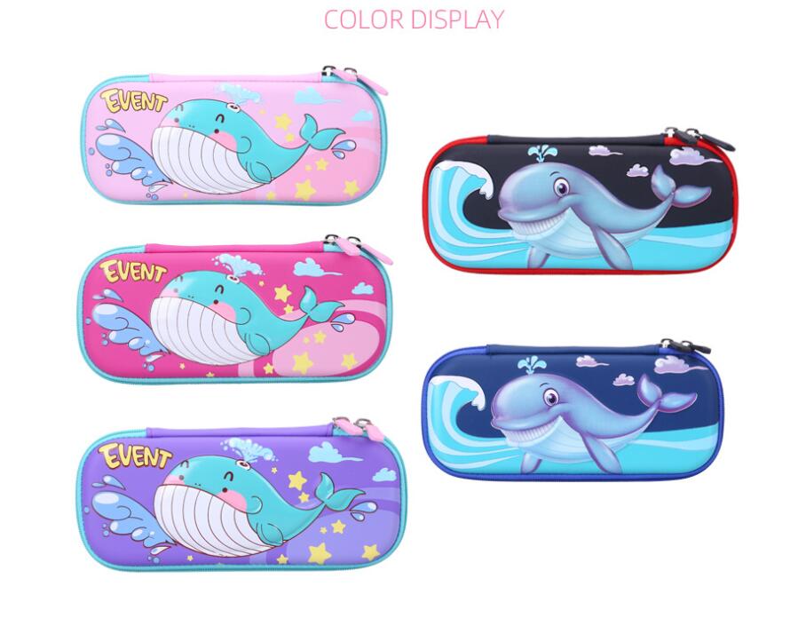 Affichage de la couleur de l'&eacute;tui de crayon de dessin anim&eacute; 3D pour les enfants