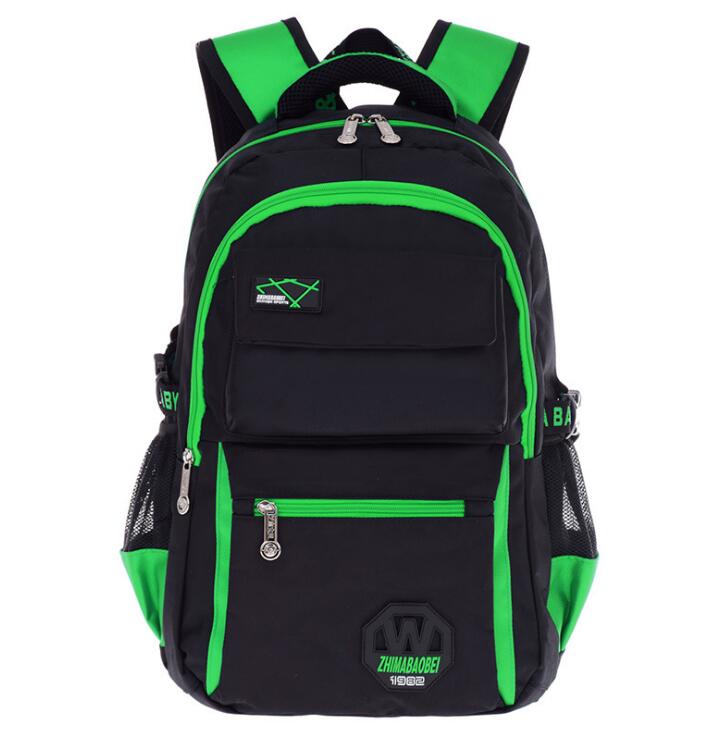 Sac à dos de sac d'école d'adolescent en gros d'usine pour l'école secondaire
