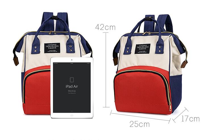 Taille du sac &agrave; dos de maman