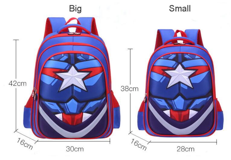 Size Kids school backpack