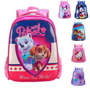 Sac à dos de cartable de dessin animé 3D pour Kidergarden