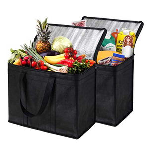 Sac isotherme de livraison de nourriture à isolation thermique non tissée recyclable