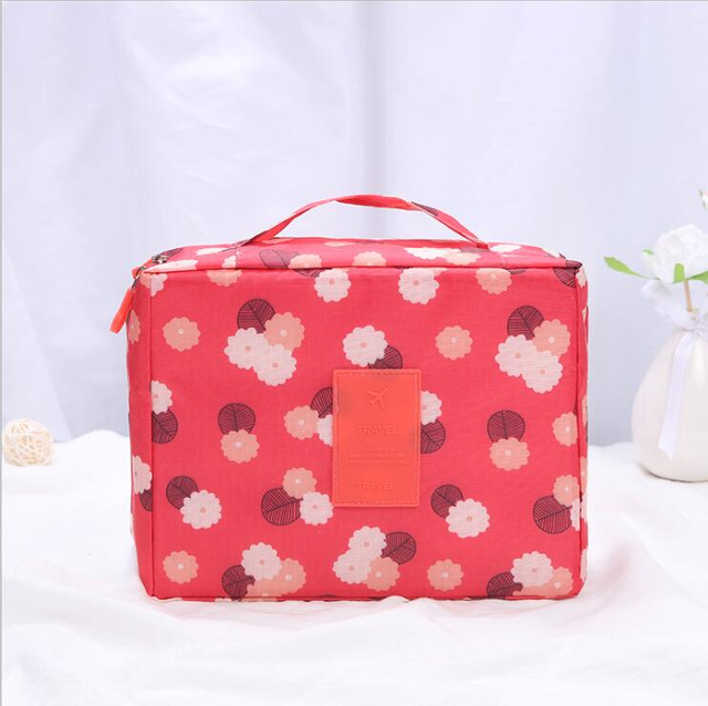 Organisateur de sac de rangement cosmétique de voyage portable pour filles