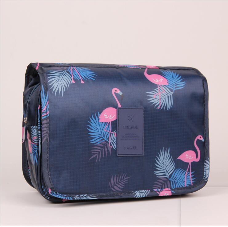 Organisateur de sac cosmétique de toilette de voyage de mode avec crochet de suspension pour les femmes