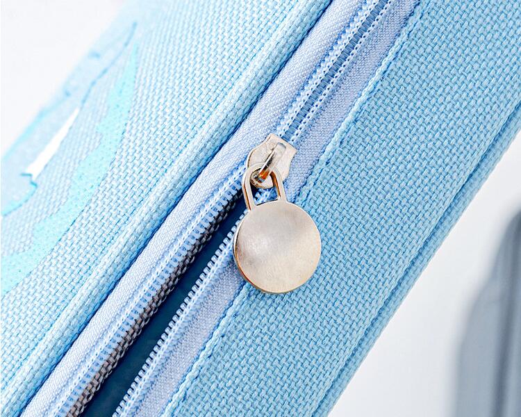 &Eacute;tui de crayon de papeterie d'&eacute;tudiants avec une bonne fermeture &agrave; glissi&egrave;re