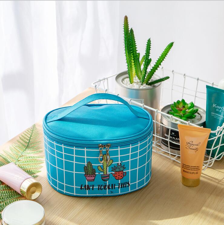 Organisateur de trousse de toilette imperméable à l'eau de trousse de maquillage en PU de voyage