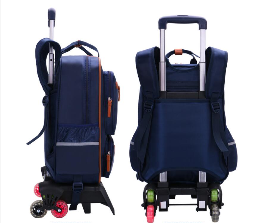 Mod&egrave;le d'affichage avant de sac de sac &agrave; dos &agrave; l'&eacute;cole roulante pour l'&eacute;cole primaire