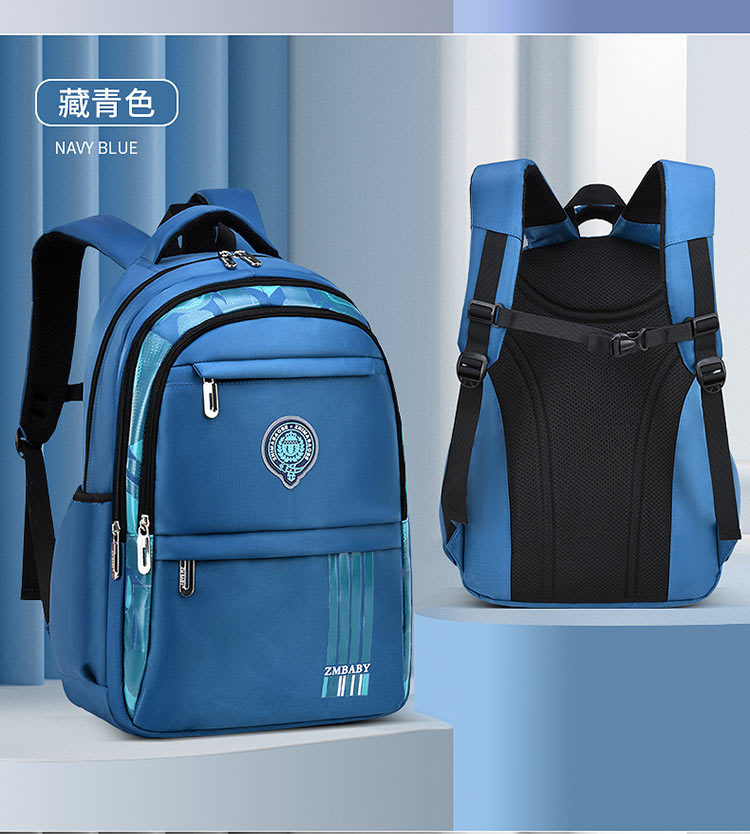 bleu marine de fabricant de sacs &agrave; dos Bagpack d'&eacute;tudiants personnalis&eacute;s pour adolescent