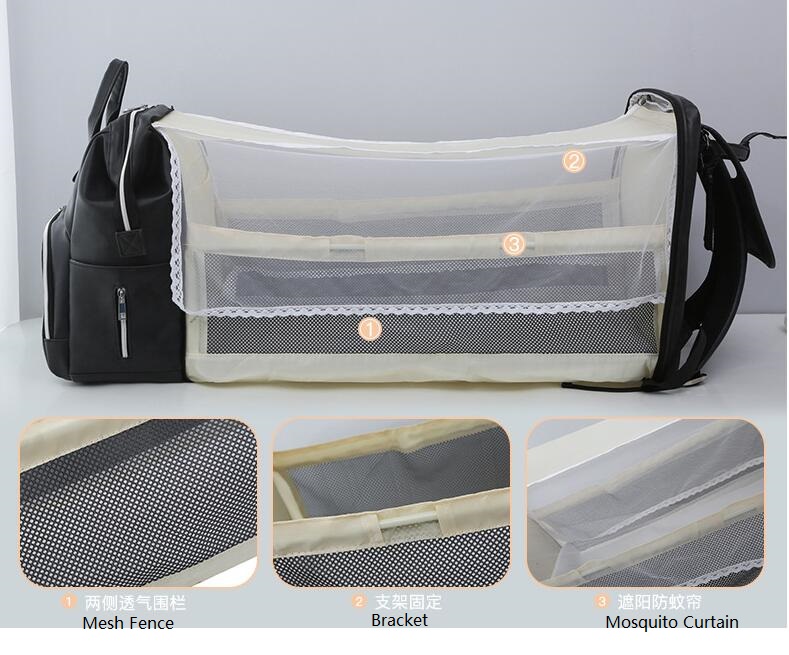 Sac &agrave; dos Maman Sac &agrave; dos Baby Couche Culsifing Station