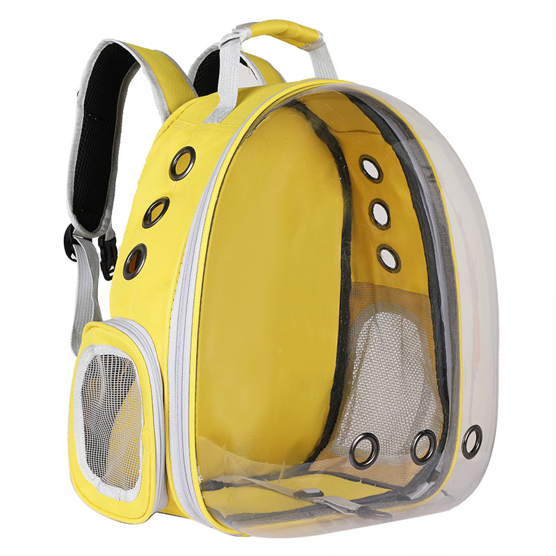 Breatte de chat d'espace pour chats porte-animal sac à dos pour Kitty petit chien transparent transparent pour voyager